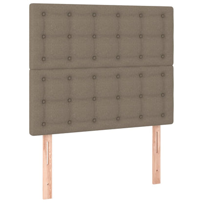 Giroletto a Molle con Materasso Tortora 120x200 cm in Tessuto | homemem39