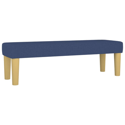 Giroletto a Molle con Materasso Blu 140x190 cm in Tessuto | homemem39