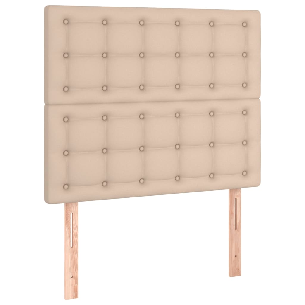 Giroletto a Molle con Materasso Cappuccino 80x200 cm Similpelle | homemem39
