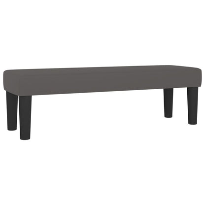 Giroletto a Molle con Materasso Grigio 140x200 cm in Similpelle | homemem39