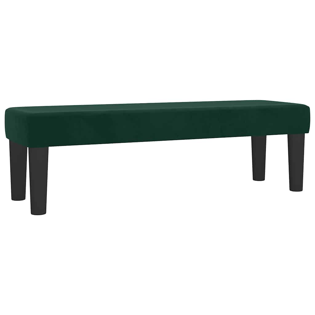 Giroletto a Molle con Materasso Verde Scuro 140x190 cm Velluto | homemem39