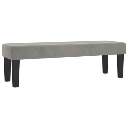 Giroletto a Molle con Materasso Grigio Chiaro 160x200cm Velluto | homemem39