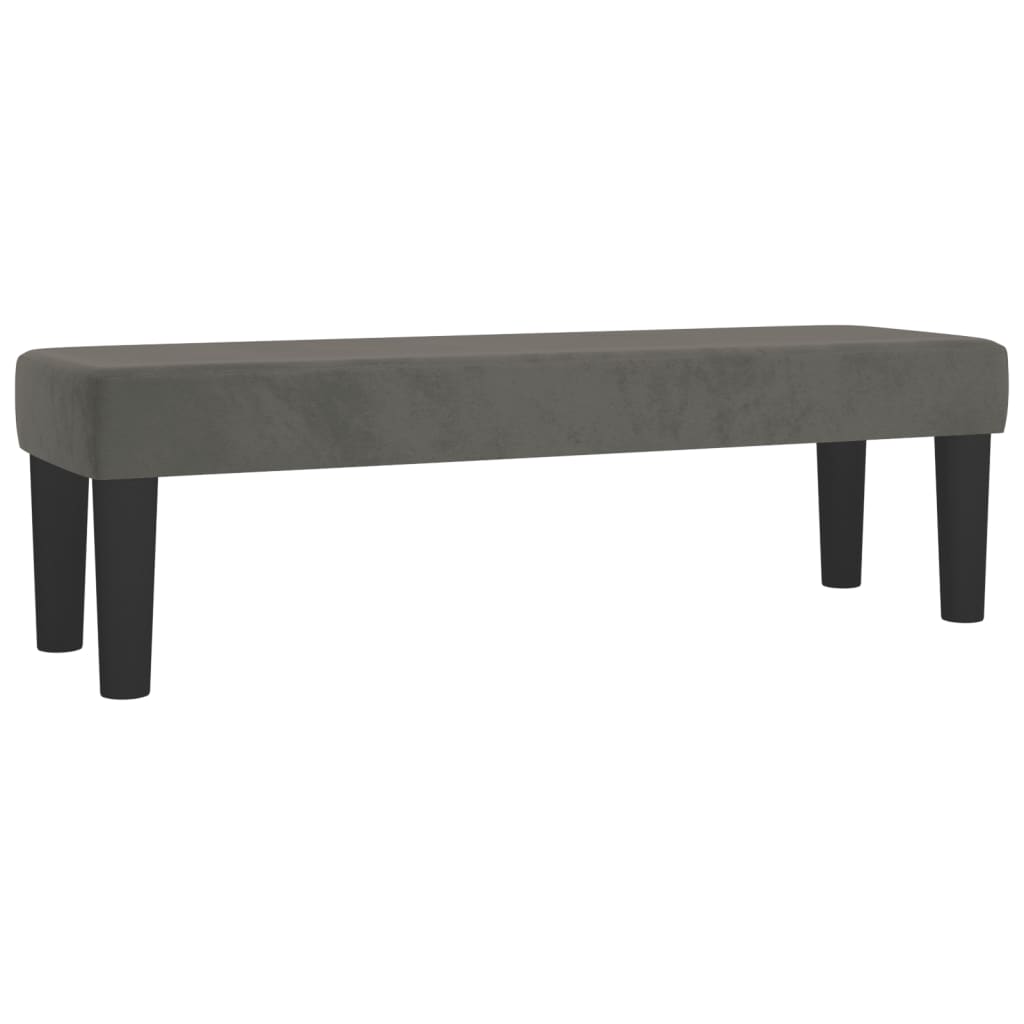 Giroletto a Molle con Materasso Grigio Scuro 200x200 cm Velluto | homemem39