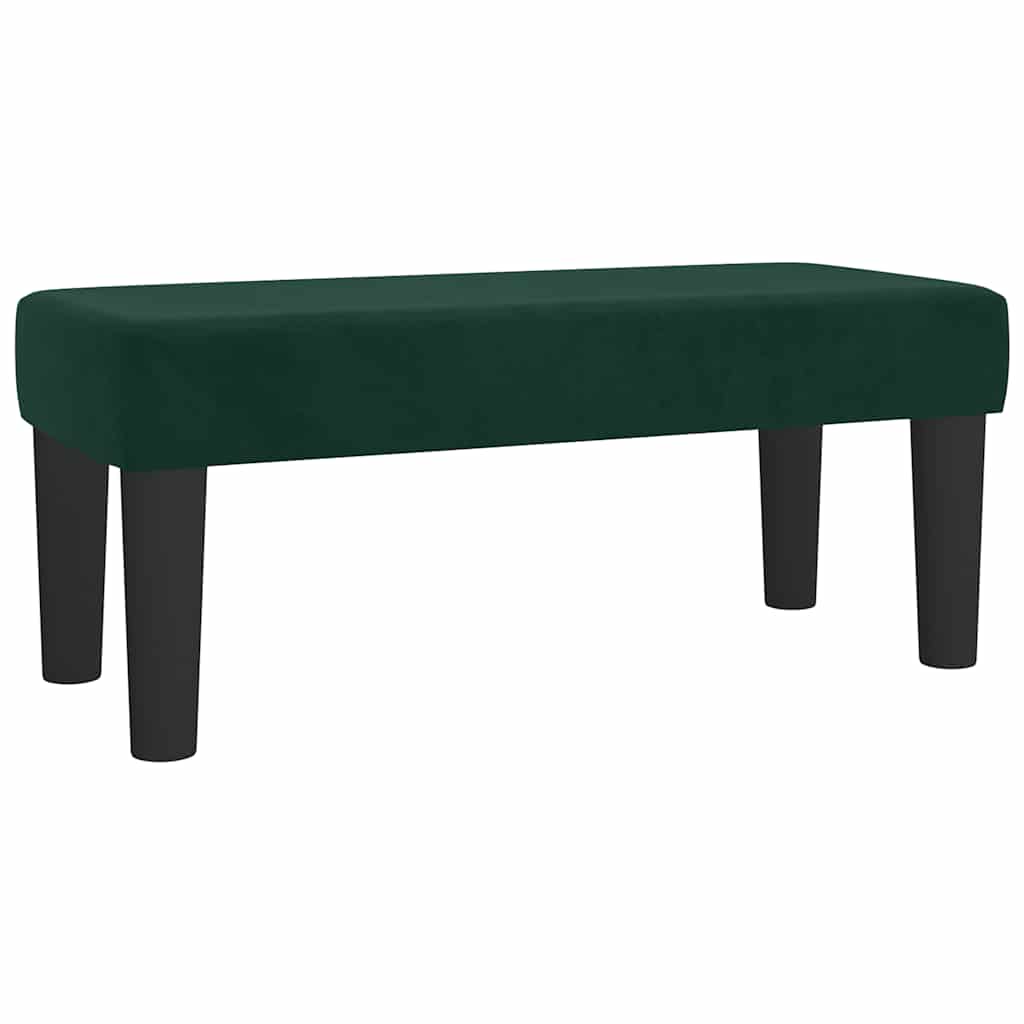Giroletto a Molle con Materasso Verde Scuro 120x200 cm Velluto | homemem39