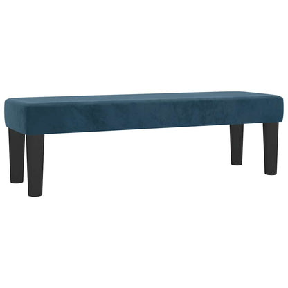 Giroletto a Molle con Materasso Blu Scuro 140x200 cm in Velluto | homemem39