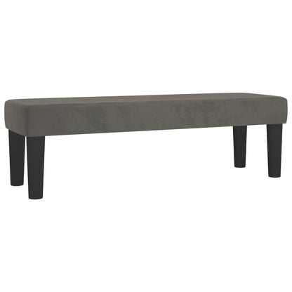 Giroletto a Molle con Materasso Grigio Scuro 160x200 cm Velluto | homemem39