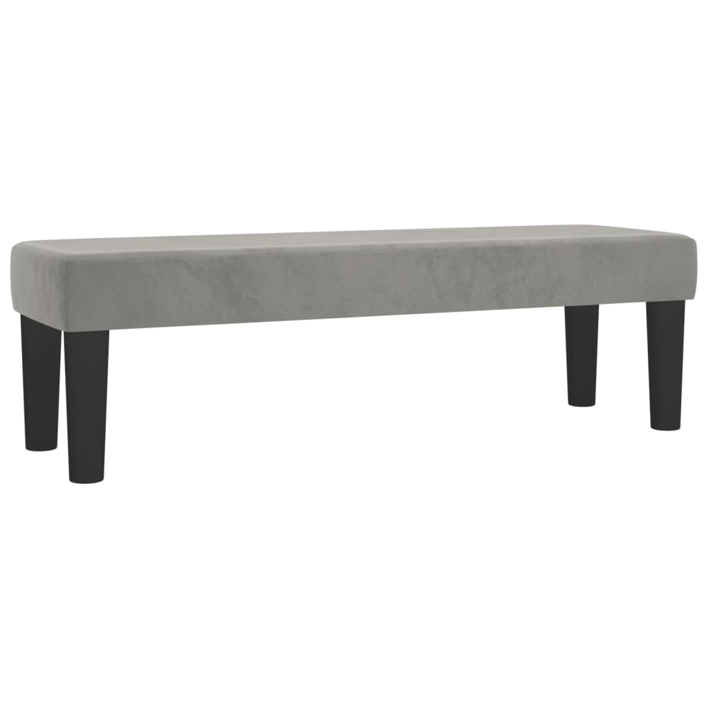 Giroletto a Molle con Materasso Grigio Chiaro 200x200cm Velluto | homemem39