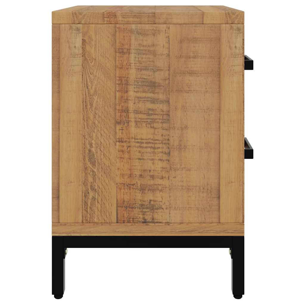Comodini 2 pz 36x30x45 cm in Legno Massello di Pino | homemem39