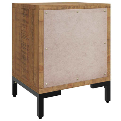 Comodini 2 pz 36x30x45 cm in Legno Massello di Pino | homemem39