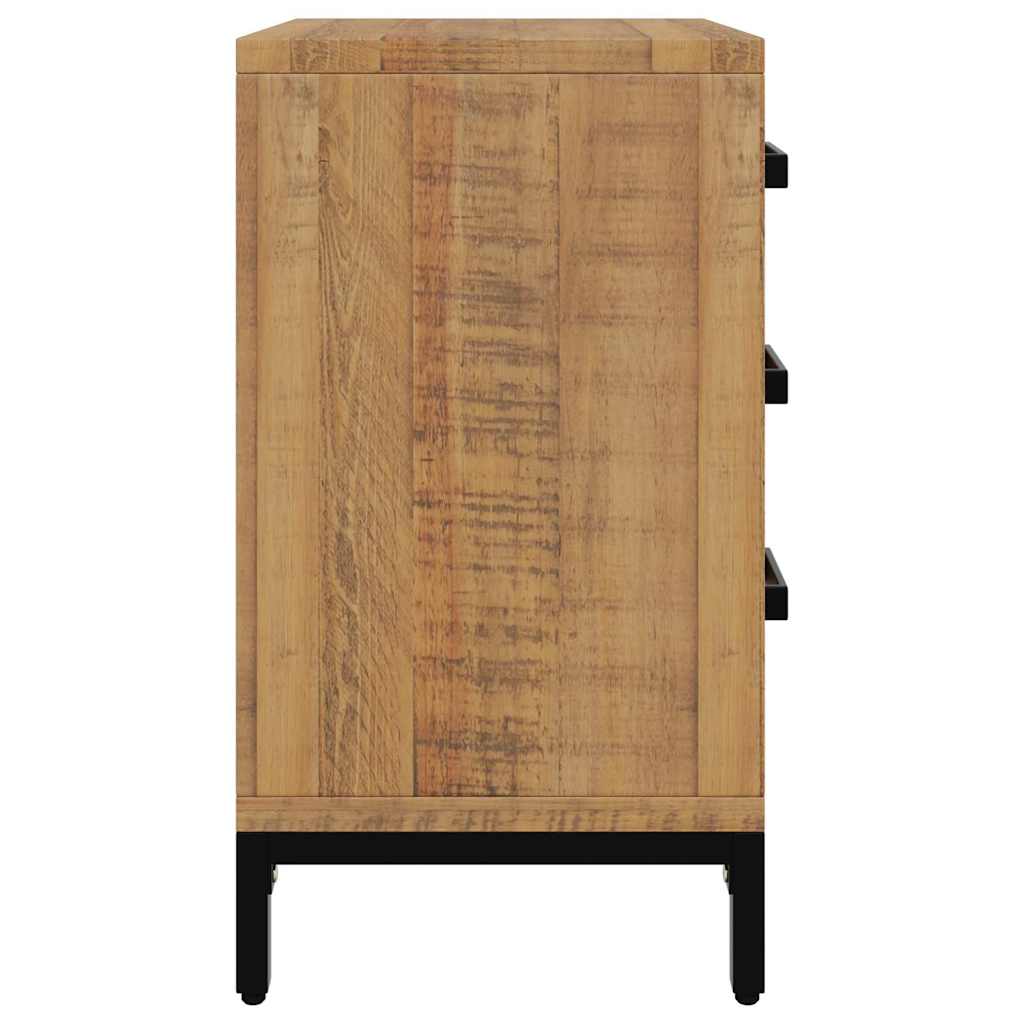 Comodini 2 pz 40x30x55 cm in Legno Massello di Pino | homemem39