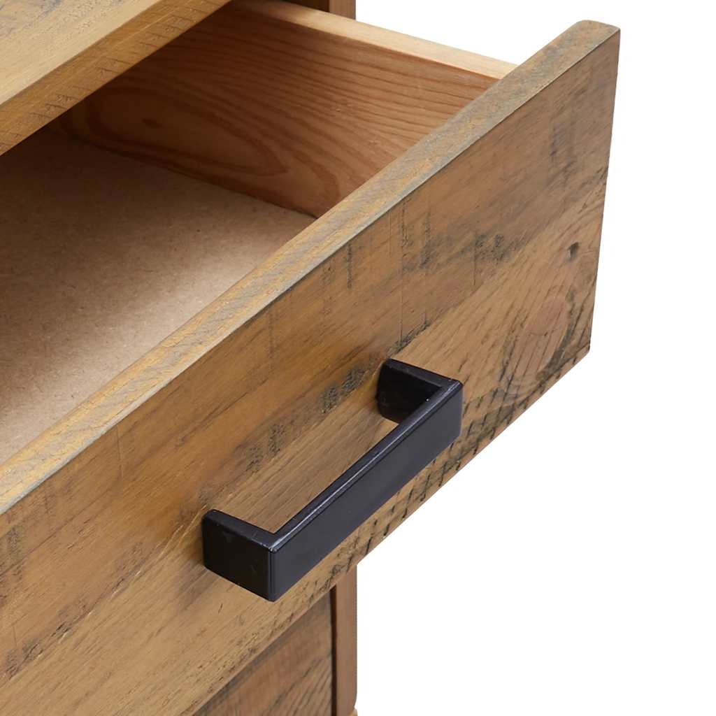 Comodini 2 pz 40x30x55 cm in Legno Massello di Pino | homemem39