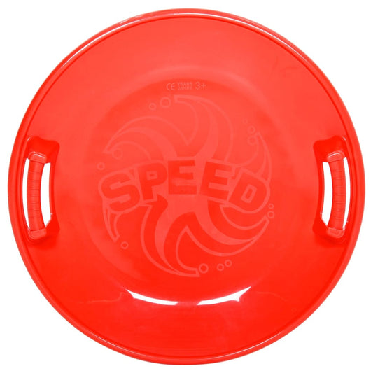 Slittino Rotondo Rosso 66,5 cm in PP - homemem39