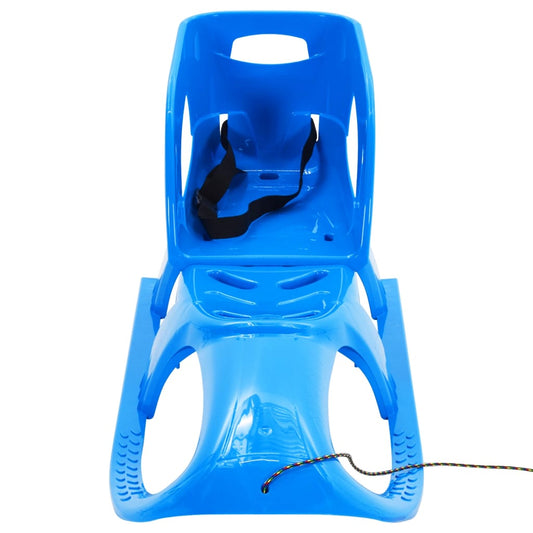 Slittino con Seduta Blu 102,5x40x23 cm in Polipropilene - homemem39