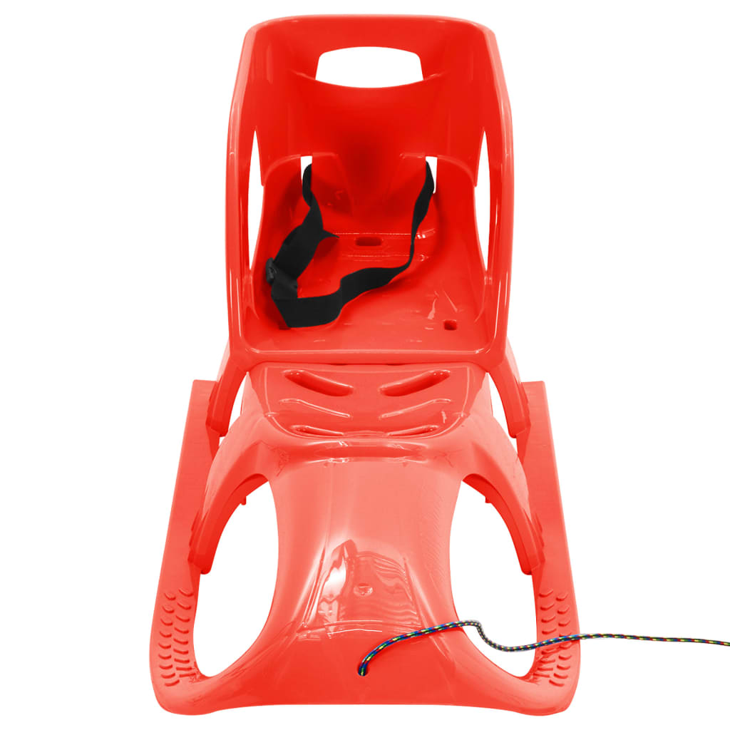 Slittino con Seduta Rosso 102,5x40x23 cm in Polipropilene | homemem39