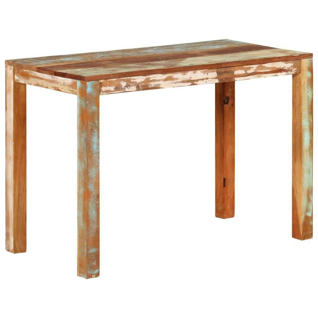 Tavolo da Pranzo 110x55x76 cm in Legno Massello di Recupero