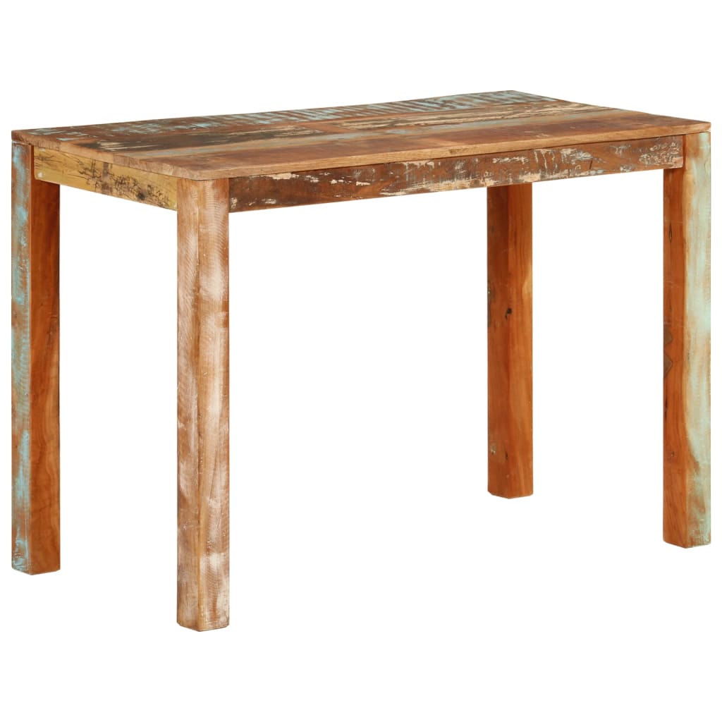Tavolo da Pranzo 110x55x76 cm in Legno Massello di Recupero | homemem39