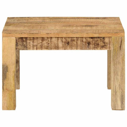 Tavolino da Salotto 55x55x35 cm in Legno Massello di Mango | homemem39