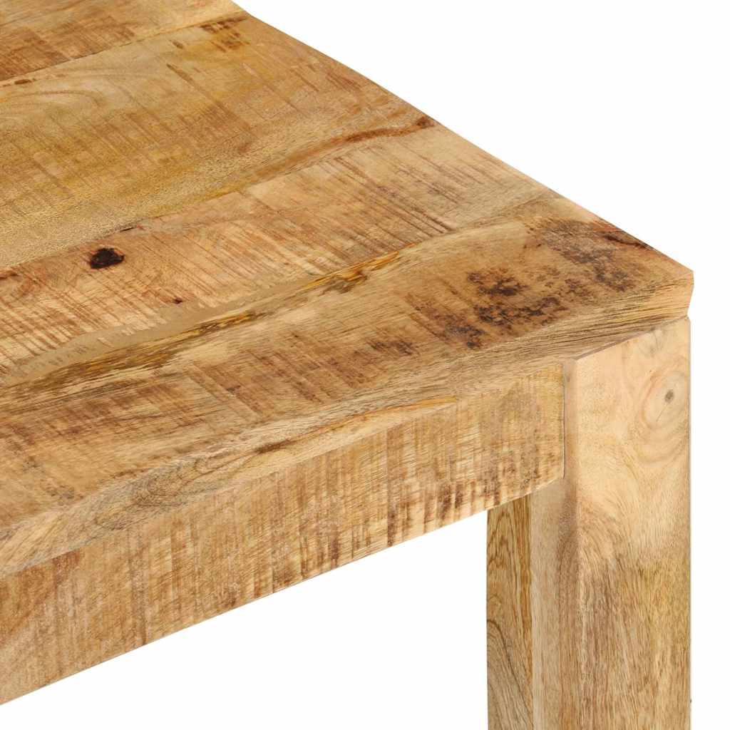 Tavolino da Salotto 55x55x35 cm in Legno Massello di Mango