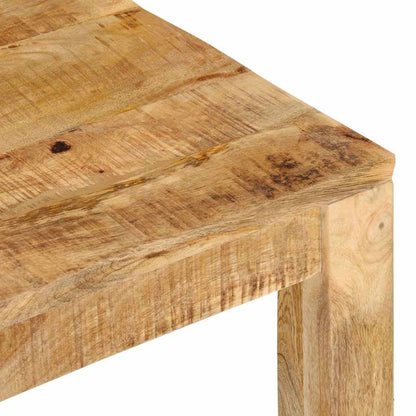 Tavolino da Salotto 55x55x35 cm in Legno Massello di Mango