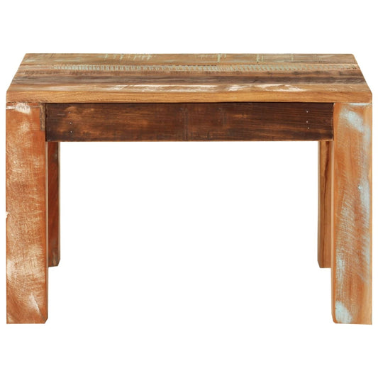 Tavolino da Salotto 55x55x35 cm in Legno Massello di Recupero | homemem39