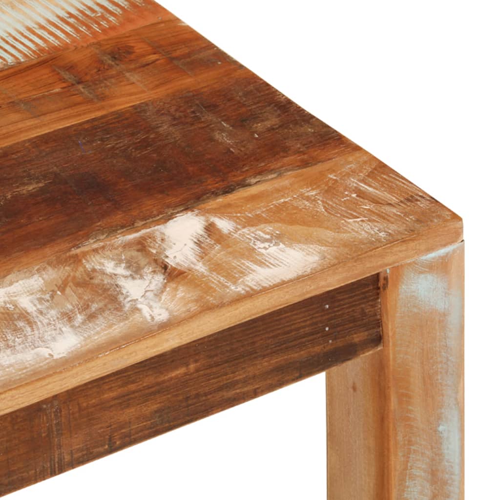 Tavolino da Salotto 55x55x35 cm in Legno Massello di Recupero | homemem39