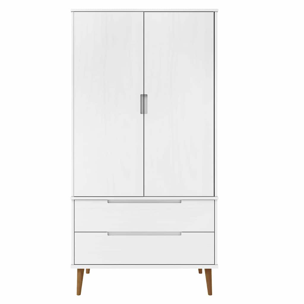 Armadio MOLDE 90x55x175 cm in Legno Massello di Pino