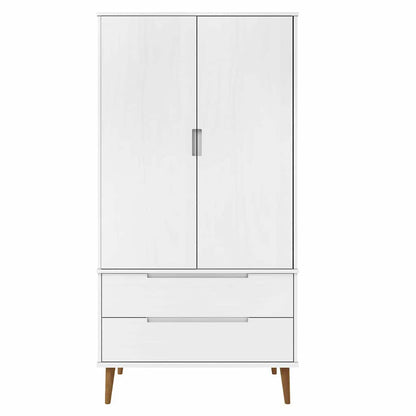 Armadio MOLDE 90x55x175 cm in Legno Massello di Pino