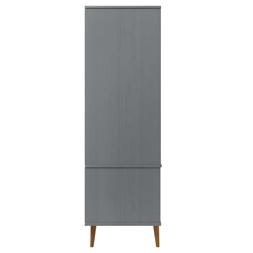 Armadio MOLDE 90x55x175 cm in Legno Massello di Pino