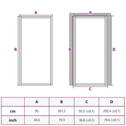 Porta Interna 93x201,5 cm Bianca in Vetro ESG e Alluminio | homemem39