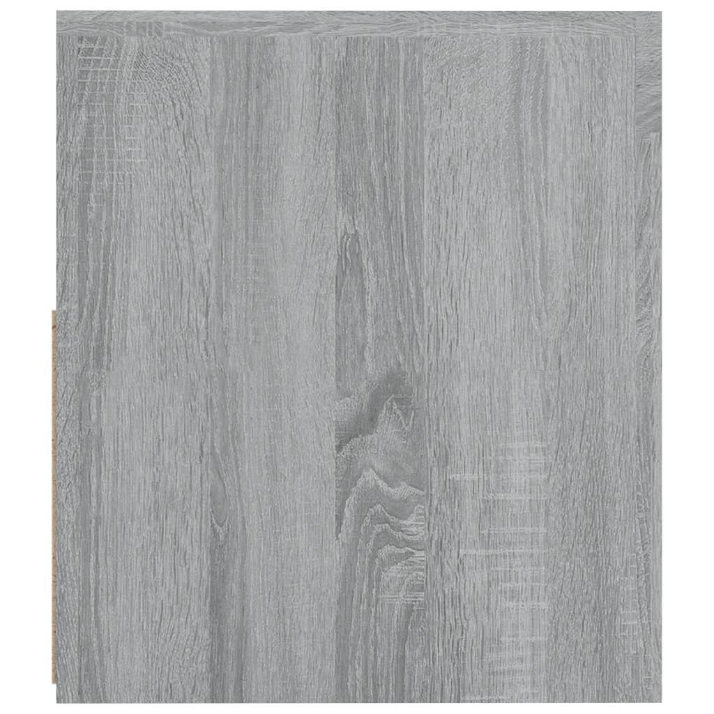 Comodini 2 pz con Luci LED Grigio Sonoma 60x35x40 cm | homemem39