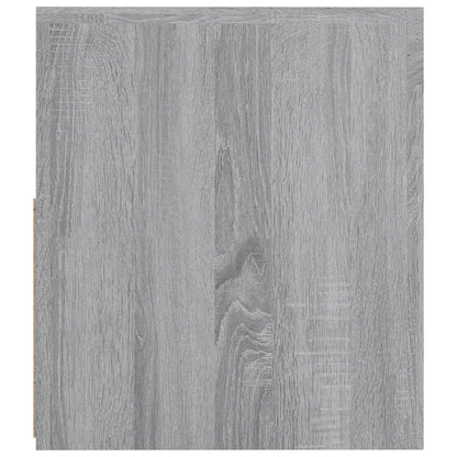 Comodini 2 pz con Luci LED Grigio Sonoma 60x35x40 cm | homemem39