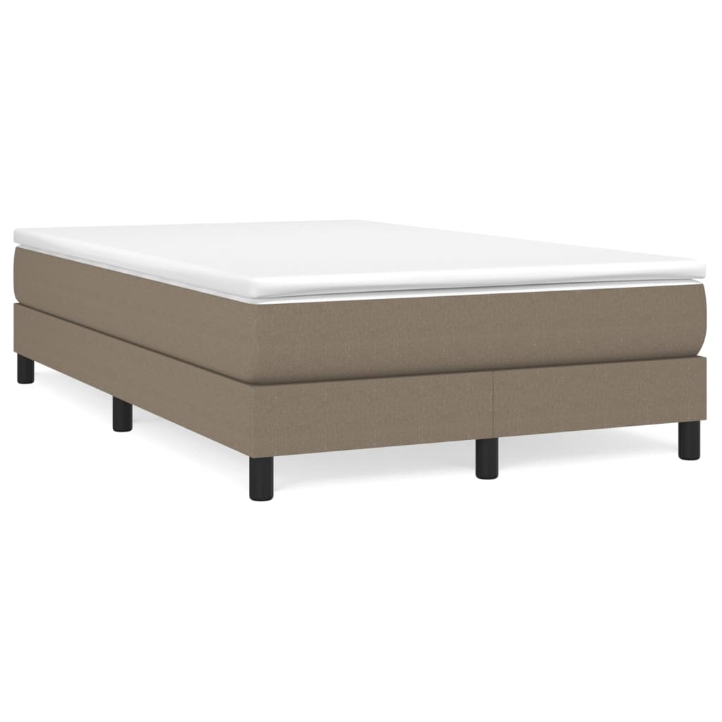 Giroletto a Molle con Materasso Tortora 120x200 cm in Tessuto | homemem39