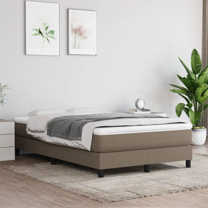 Giroletto a Molle con Materasso Tortora 120x200 cm in Tessuto | homemem39
