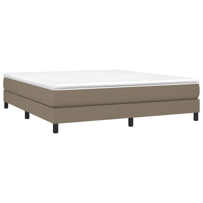 Giroletto a Molle con Materasso Tortora 180x200 cm in Tessuto | homemem39