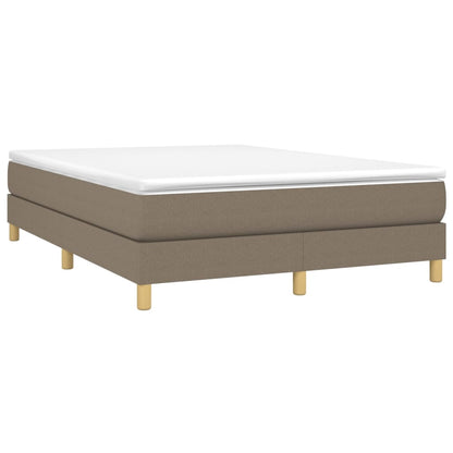 Giroletto a Molle con Materasso Tortora 140x200 cm in Tessuto | homemem39