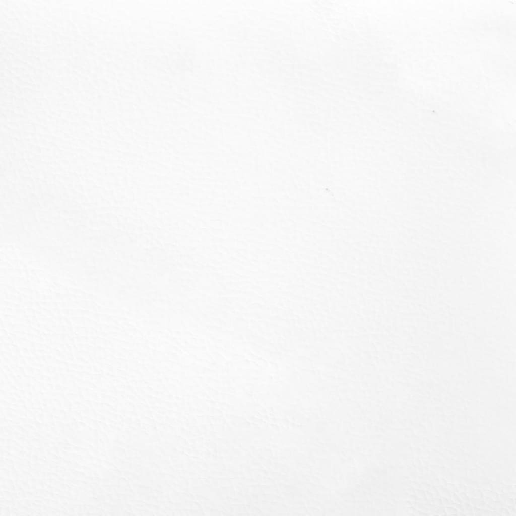 Giroletto a Molle con Materasso Bianco 80x200 cm in Similpelle