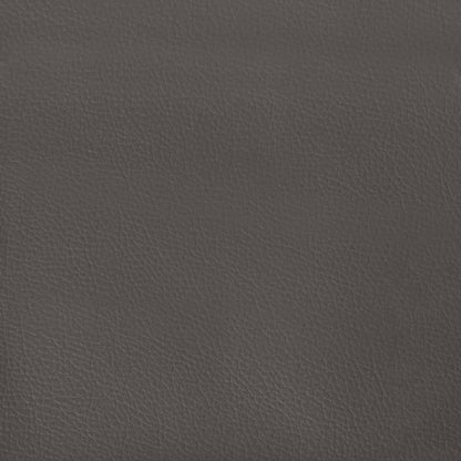 Giroletto a Molle con Materasso Grgio 90x200 cm in Similpelle | homemem39