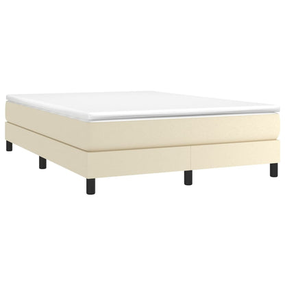 Giroletto a Molle con Materasso Crema 140x190 cm in Similpelle | homemem39