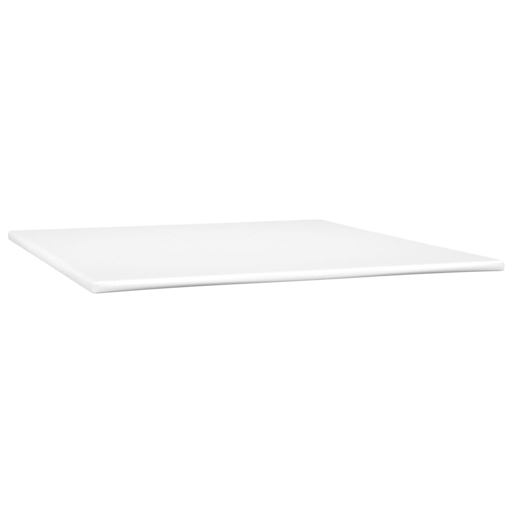 Giroletto a Molle con Materasso Crema 160x200 cm in Similpelle | homemem39