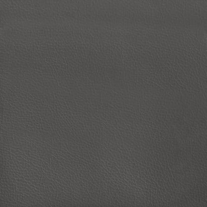 Giroletto a Molle con Materasso Grgio 200x200 cm in Similpelle - homemem39