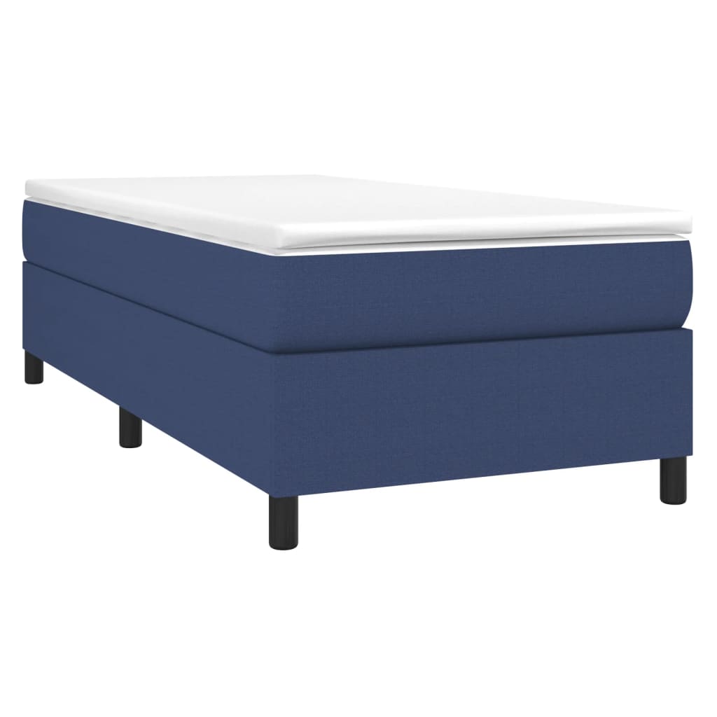 Giroletto a Molle con Materasso Blu 80x200 cm inTessuto | homemem39