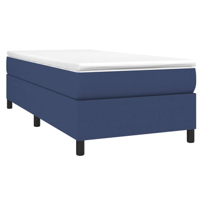 Giroletto a Molle con Materasso Blu 80x200 cm inTessuto | homemem39