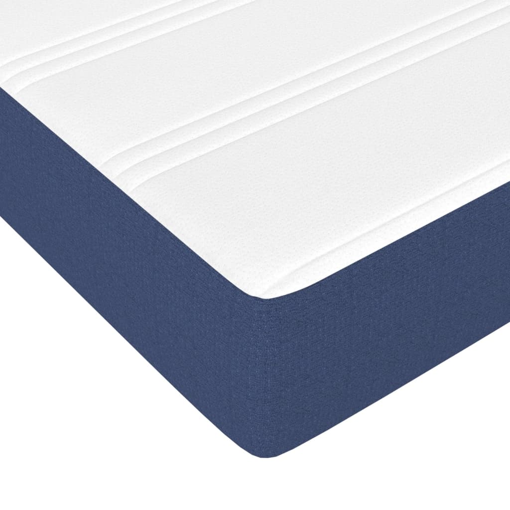 Giroletto a Molle con Materasso Blu 80x200 cm inTessuto | homemem39