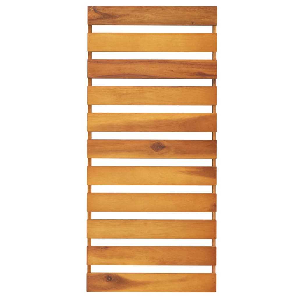 Scaffale Pieghevole 3 Ripiani 70x31x63 cm Legno Massello Acacia | homemem39