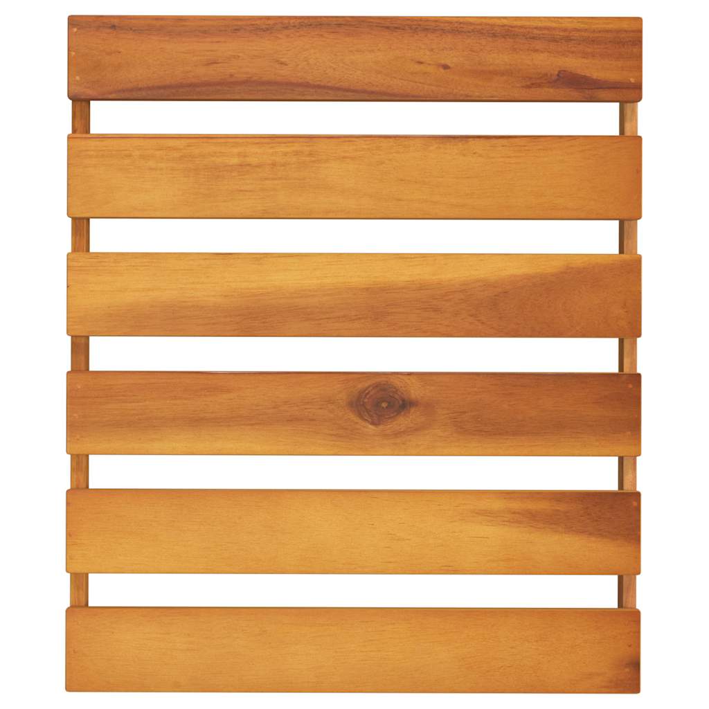 Scaffale Pieghevole 3 Ripiani Marrone 70x31x63 Massello Acacia | homemem39