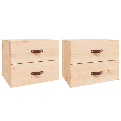 Comodini a Muro 2 pz 50x36x40 cm | homemem39