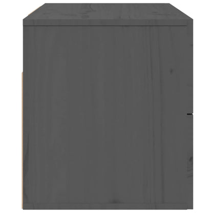 Comodino a Muro Grigio 50x36x40 cm | homemem39