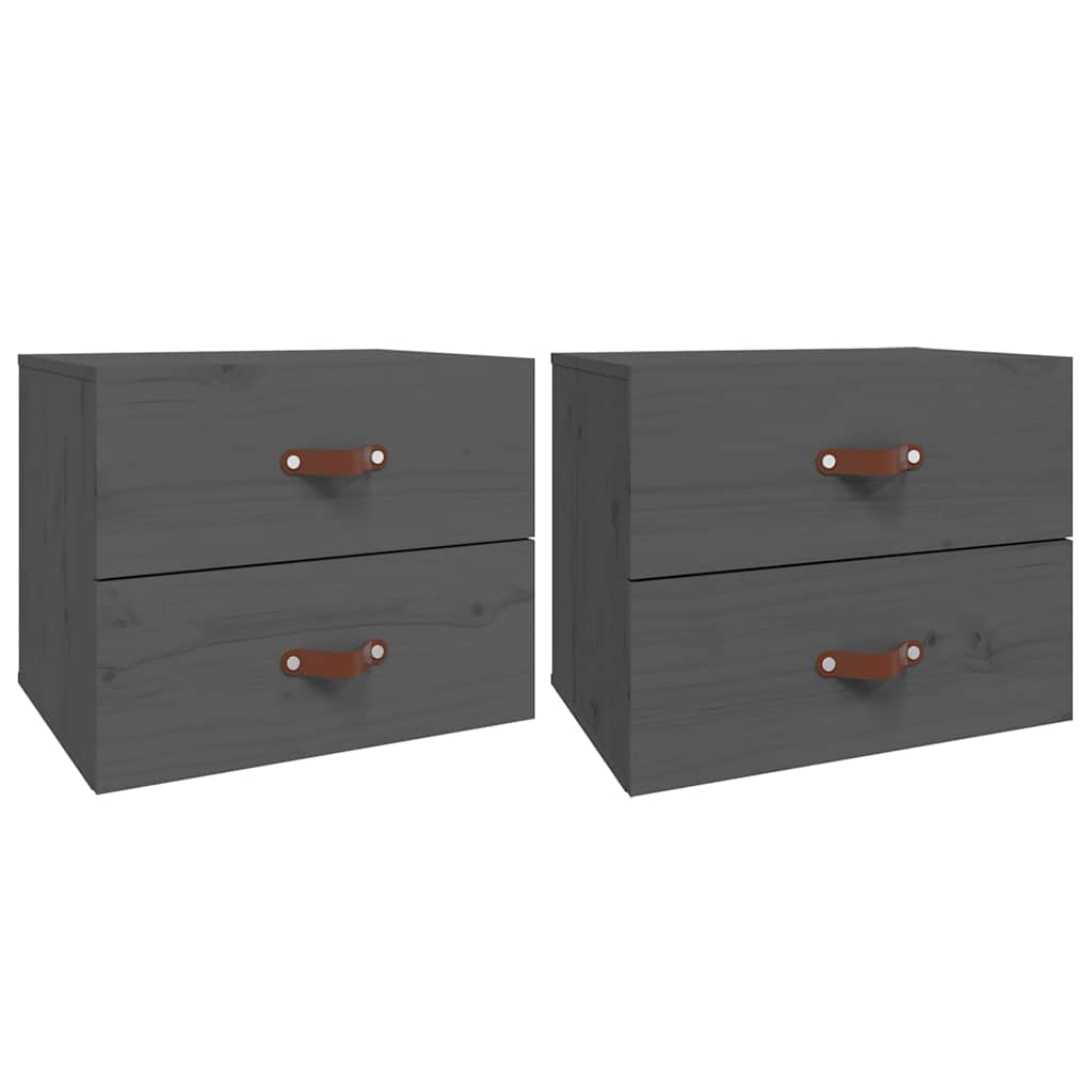 Comodini a Muro 2 pz 50x36x40 cm