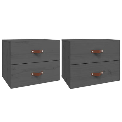 Comodini a Muro 2 pz 50x36x40 cm