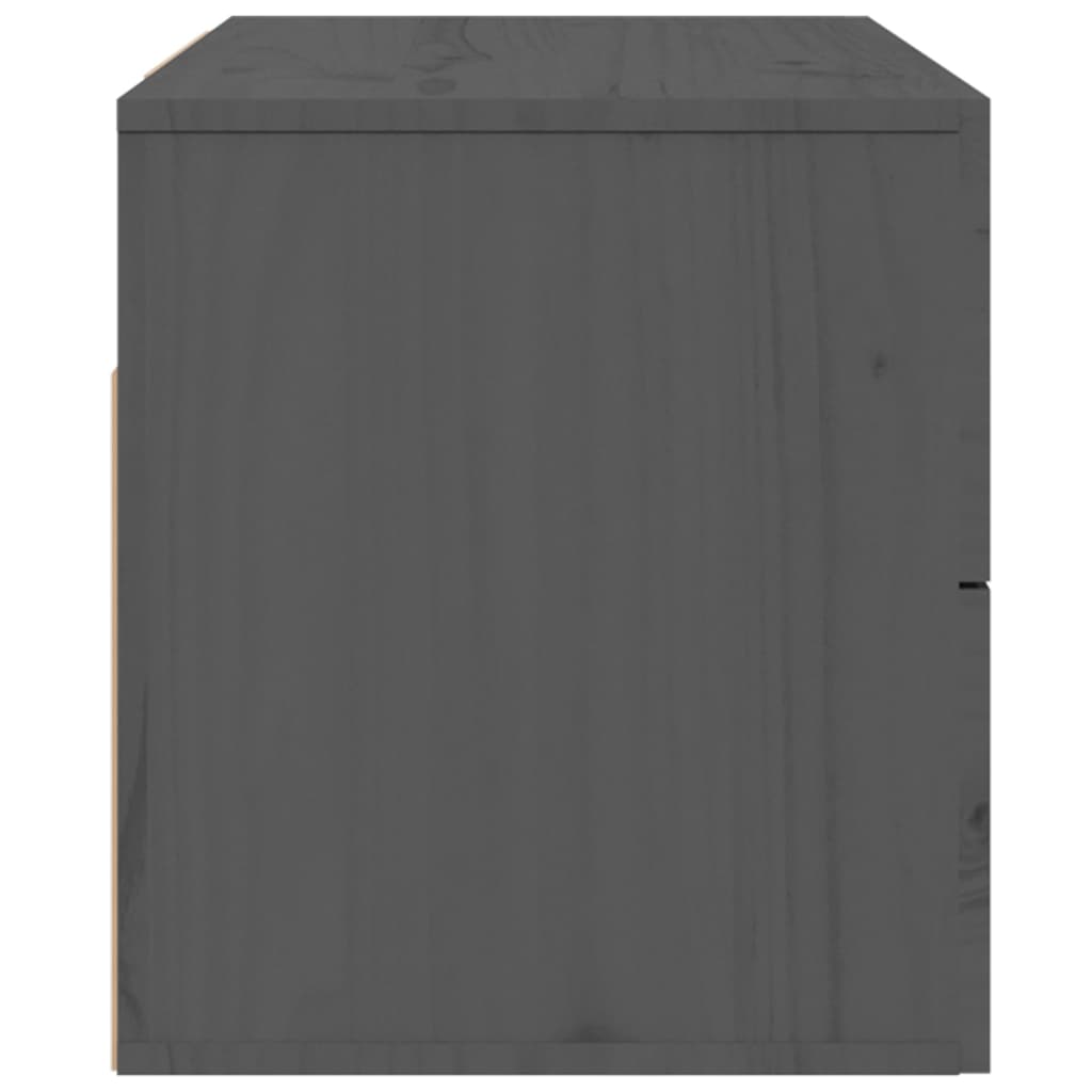 Comodini a Muro 2 pz Grigio 50x36x40 cm | homemem39